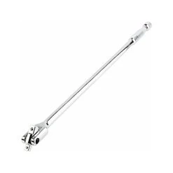 Max Power MAXPOWER 2 In 1 Breaker Bar Wheel Nut Spanner Flexible Handle With Dual-Drive With 1/2 And 3/8 Nut Sq. Drivers, (24/600mm)