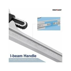 Max Power MAXPOWER Pipe Wrench/Spanner， Heavy Duty Aluminum Stillson Plumbing Wrench Straight Pipe Wrench-14-Inch/350mm -Bahco shop 100028427 5