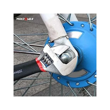 Max Power MAXPOWER Adjustable Spanner Set, 3PCs Adjustable Wrench Set, With Soft Grip (6/150mm, 8/200mm And 10/250mm) - Image 5