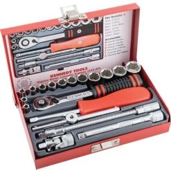 Kennedy-Pro Mini Mm Socket Set 1/4 Square DR 19 Piece