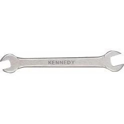 Kennedy BA Open Ended Spanner, Double End, Chrome Vanadium Steel, 1BA X 3BA