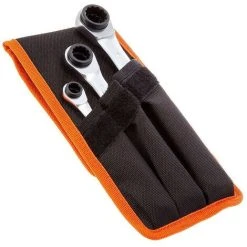 Bahco BAHS4RM3T S4RM Series Reversible Ratchet Spanner Set 3pcs