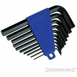 Silverline Hex Key Set 10pce 1/16 - 3/8 HK19