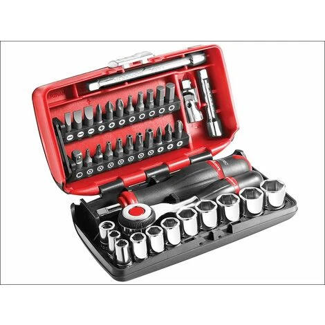 FACOM R.360NANOPB Socket Set Of 38 Metric 1/4in Drive FCMR360NANO 3 FACOM R.360NANOPB Socket Set Of 38 Metric 1/4in Drive FCMR360NANO