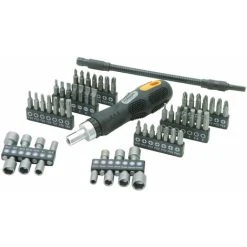 Rolson 28428 58pc Screwdriver & Bit Set