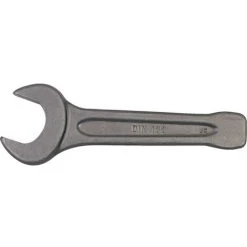 Kennedy Imperial Open Ended Slogging Spanner, Chrome Satin Hardened Steel, 1 7/1