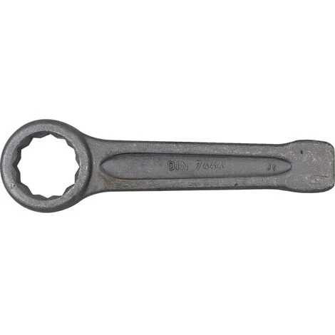 Kennedy Imperial Ring Slogging Spanner, Chrome Satin Hardened Steel, 1 1/8in 3 Kennedy Imperial Ring Slogging Spanner, Chrome Satin Hardened Steel, 1 1/8in