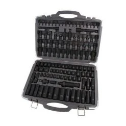 NEILSEN 119pcs 1/2" Dr 3/8" Dr Impact Socket Set