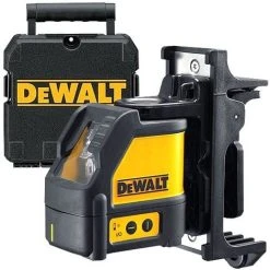 DE WALT Dewalt DW088K Cross Line Laser Level Kit With Wall Mount Bracket