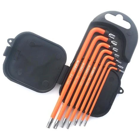 GOBEST Short Torx Tamperproof Security Allen Key Set T9-T30 S2 Steel (GB-0042) 4 GOBEST Short Torx Tamperproof Security Allen Key Set T9-T30 S2 Steel (GB-0042) - Image 2