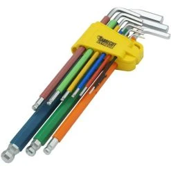 9pcs SabreCut Soft Grip Allen Key Set - SCHEX009S