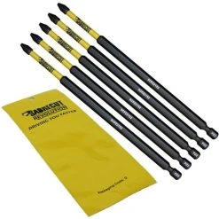 5pcs SabreCut 152mm PZ2 Impact Drill Driver Bits - SCPZ21525