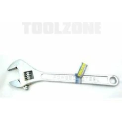 Toolzone Heavy Duty Large Adjustable Drop Forged Steel Spanner Wrench Tool 18" 450mm