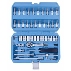 Bluespot 46pc 1/4 Metric Socket Set (4-14mm)