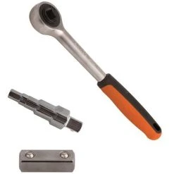 Bahco Radiator Valve Service Muli-Use Ratchet 3/8 7/16 1/2 3/4 1in 8195-SET