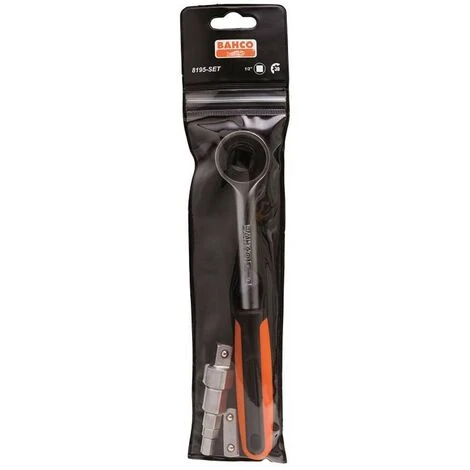 Bahco Radiator Valve Service Muli-Use Ratchet 3/8 7/16 1/2 3/4 1in 8195-SET 4 Bahco Radiator Valve Service Muli-Use Ratchet 3/8 7/16 1/2 3/4 1in 8195-SET - Image 2