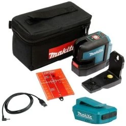 Makita SK105DZ 12v / 18v Self Leveling Cross Line Laser Level Red - Body Only