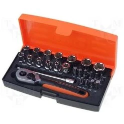 Bahco BAHSL25 Socket Set 25 Piece Metric 1/4in Drive Ratchet Socket Set 7 Bahco BAHSL25 Socket Set 25 Piece Metric 1/4in Drive Ratchet Socket Set -Bahco shop 29318448 3