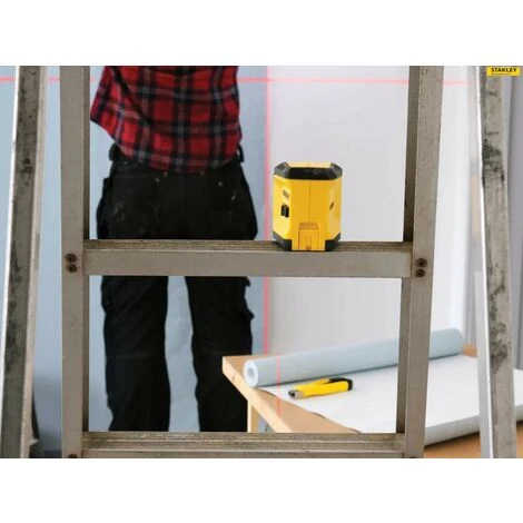Stanley X1 Red Beam 10M Range Cross Line Laser Level IP50 STHT77611-0 INT077611 4 Stanley X1 Red Beam 10M Range Cross Line Laser Level IP50 STHT77611-0 INT077611 - Image 2