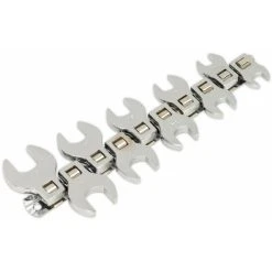 SIEGEN TOOLS Siegen S0866 Crows Foot Spanner Set 10pc Open End 3/8sq Drive Metric