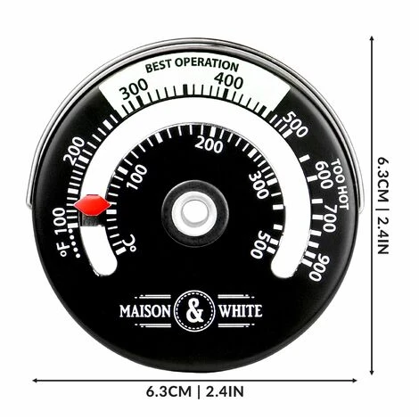 Maison & White Magnetic Stove Thermometer M&W - Image 4