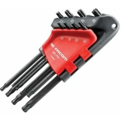 FACOM Long Metric Head TORX Hex Key Set Of 8 (TX10-TX45) FCM89SJP8A