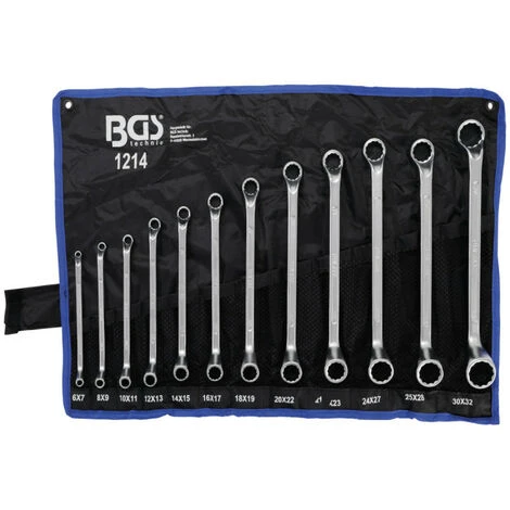 BGS TECHNIC Double Eye Wrench Set - 6x7 / 30x32 Mm - 12 Pcs - 1214 3 BGS TECHNIC Double Eye Wrench Set - 6x7 / 30x32 Mm - 12 Pcs - 1214