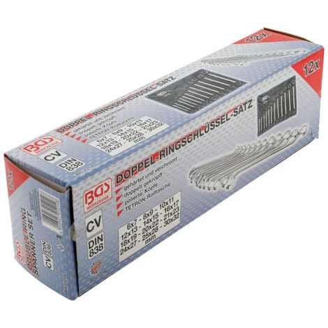 BGS TECHNIC Double Eye Wrench Set - 6x7 / 30x32 Mm - 12 Pcs - 1214 7 BGS TECHNIC Double Eye Wrench Set - 6x7 / 30x32 Mm - 12 Pcs - 1214 - Image 5