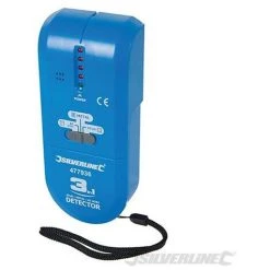 Silverline (477936) 3-in-1 Detector Compact 1 X 9V (PP3)