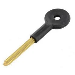 SecurIT® Securit S1064 Security Door Bolt Key Brass/Black