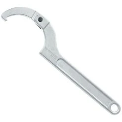 Facom Adjustable C Spanner, Steel, 200mm Length, 35-50mm Jaw Capacity