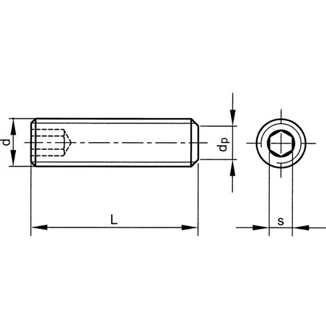 Qualfast M8X8 Skt Set Screw Flat Point (GR-45H) (14.9)- You Get 50 3 Qualfast M8X8 Skt Set Screw Flat Point (GR-45H) (14.9)- You Get 50