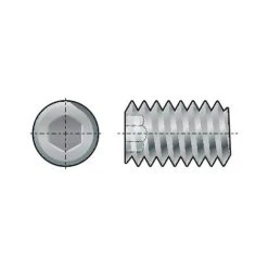 Qualfast M8X8 Skt Set Screw Flat Point (GR-45H) (14.9)- You Get 50 11 Qualfast M8X8 Skt Set Screw Flat Point (GR-45H) (14.9)- You Get 50 -Bahco shop 36427679 5