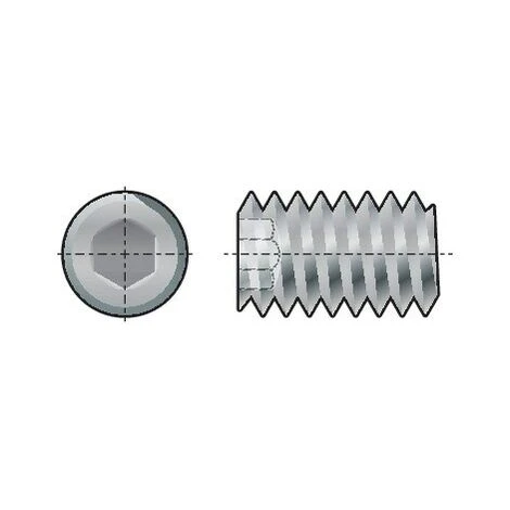 Qualfast M8X8 Skt Set Screw Flat Point (GR-45H) (14.9)- You Get 50 7 Qualfast M8X8 Skt Set Screw Flat Point (GR-45H) (14.9)- You Get 50 - Image 5