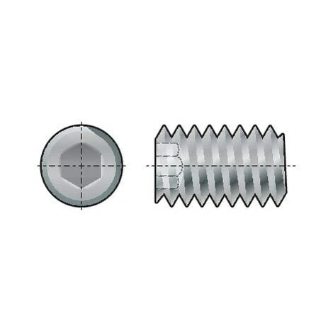 Qualfast M6X6 Skt Set Screw Flat Point A4- You Get 50 4 Qualfast M6X6 Skt Set Screw Flat Point A4- You Get 50 - Image 2