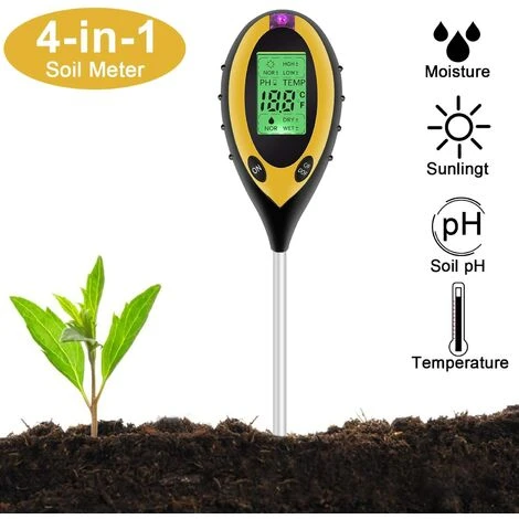 Soil Tester, 4 In 1 Soil Tester PH Meter Sunlight Temperature Hygrometer For Garden Farm Lawn Indoor Outdoor Plant Flower SOEKAVIA 4 Soil Tester, 4 In 1 Soil Tester PH Meter Sunlight Temperature Hygrometer For Garden Farm Lawn Indoor Outdoor Plant Flower SOEKAVIA - Image 2