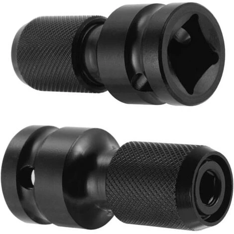 2-Pack 1/2 "Square To 1/4" Hex Socket Adapters, Quick Release Chuck Converter For Impact Ratchet Wrench And Screwdriver Bit Holder Socket SOEKAVIA 3 2-Pack 1/2 "Square To 1/4" Hex Socket Adapters, Quick Release Chuck Converter For Impact Ratchet Wrench And Screwdriver Bit Holder Socket SOEKAVIA