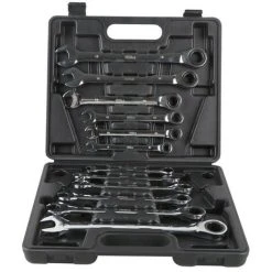 Hilka Ratchet Combination Spanner Set 12pc Metric Pro Craft