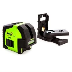 Imex LX22G 30m Green Cross Line Laser Level Self Level Plum Spots +Bracket +Case -Bahco shop 37282266 4