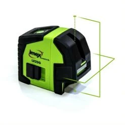 Imex LX22G 30m Green Cross Line Laser Level Self Level Plum Spots +Bracket +Case -Bahco shop 37282266 5
