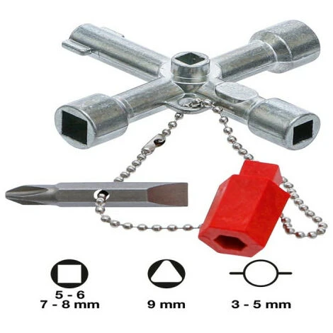 Universal Key For Technical Cabinet BGS TECHNIC - 9415 - Image 2