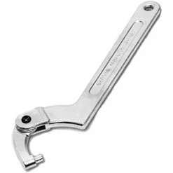 Adjustable Hook Wrench Chrome Vanadium C-Wrench Tool 51-120 Mm - Round Head 3 SOEKAVIA