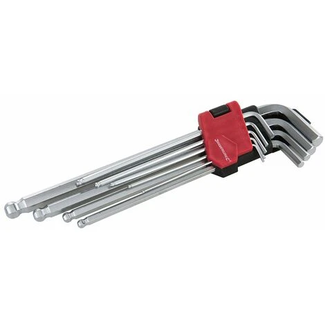 Silverline Hex Key Ball End Expert Set 9pce - 1.5 - 10mm
