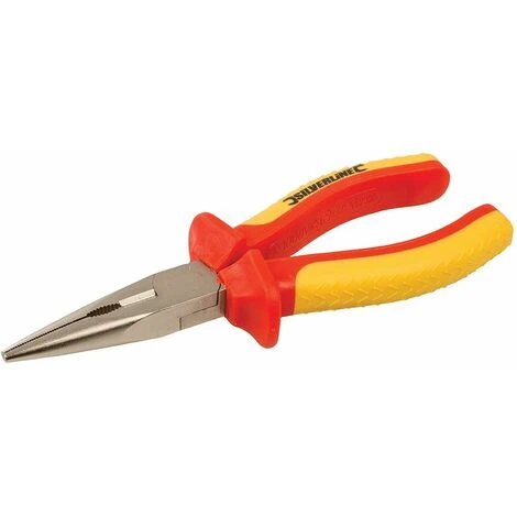 Silverline VDE Expert Long Nose Pliers - 160mm