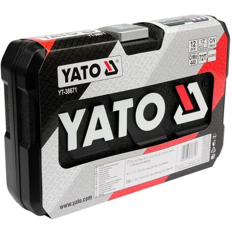 12 Piece Ratcheting Socket Spanner Set YT-38671 YATO 5 12 Piece Ratcheting Socket Spanner Set YT-38671 YATO - Image 3