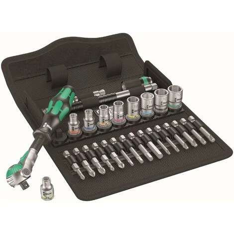 Wera 8100 SA 6 Zyklop Speed 1/4 Ratchet & Socket 28 Piece Metric Set 3 Wera 8100 SA 6 Zyklop Speed 1/4 Ratchet & Socket 28 Piece Metric Set