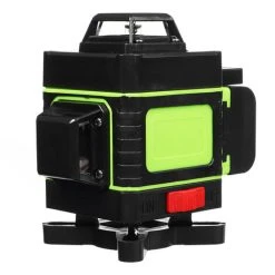 Drillpro 4D 16 Line Laser Level Green Self Leveling Cross Rotary Measure Tool Kit UK PLUG
