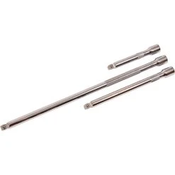 Amtech I4227 3 Piece 13mm (1/2) Drive Wobble Extension Bar Set