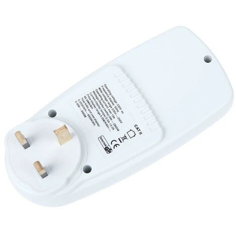 MUFF Power Meter Plug Energy Monitor Backlight LCD Display Electricity Usage Monitor Consumption Analyzer White Backlight 4 MUFF Power Meter Plug Energy Monitor Backlight LCD Display Electricity Usage Monitor Consumption Analyzer White Backlight - Image 2