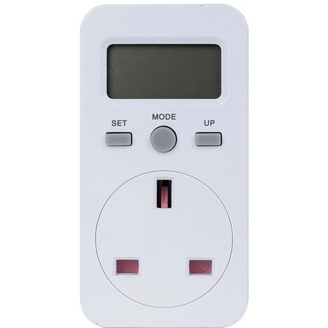 MUFF Plug-in Energy Monitor Power Meter Electricity Electric Usage Monitoring Socket UK